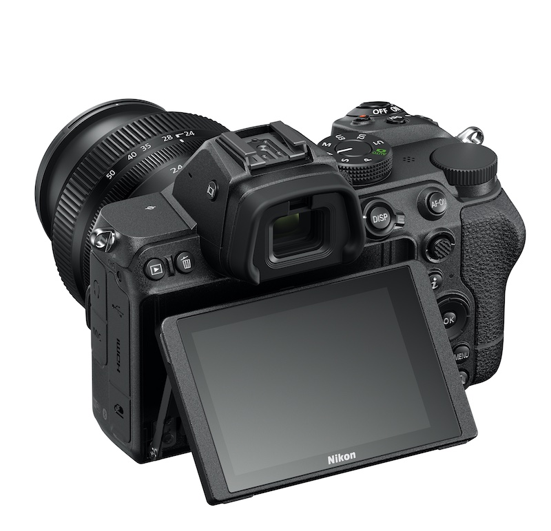 Nikon Z 5 tilting monitor. Image: Nikon.