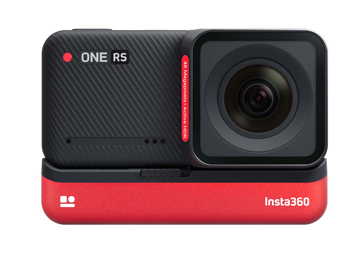 Front view of the One RS. Image: Insta360.