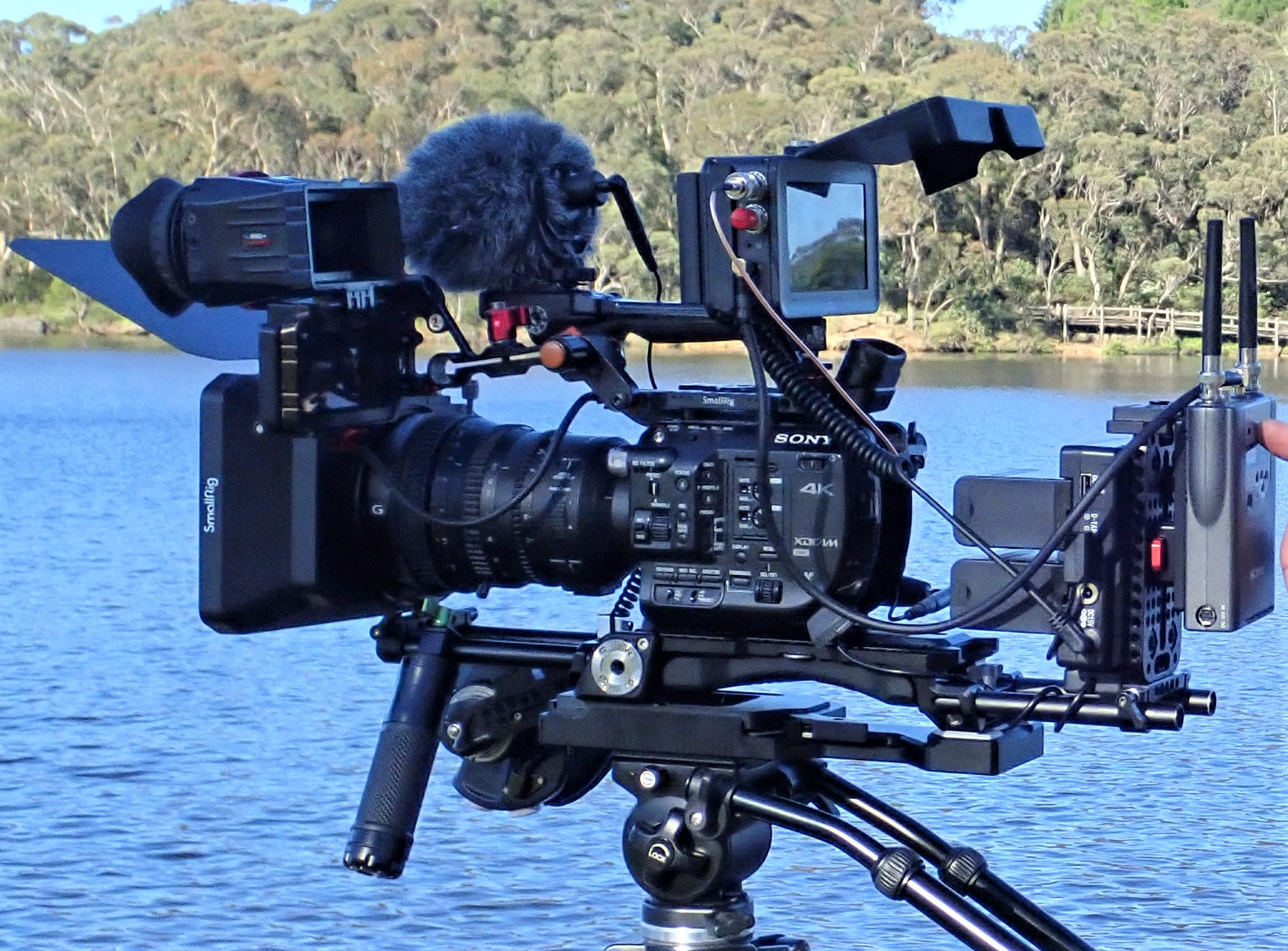 Sony FS5 ENG rig.