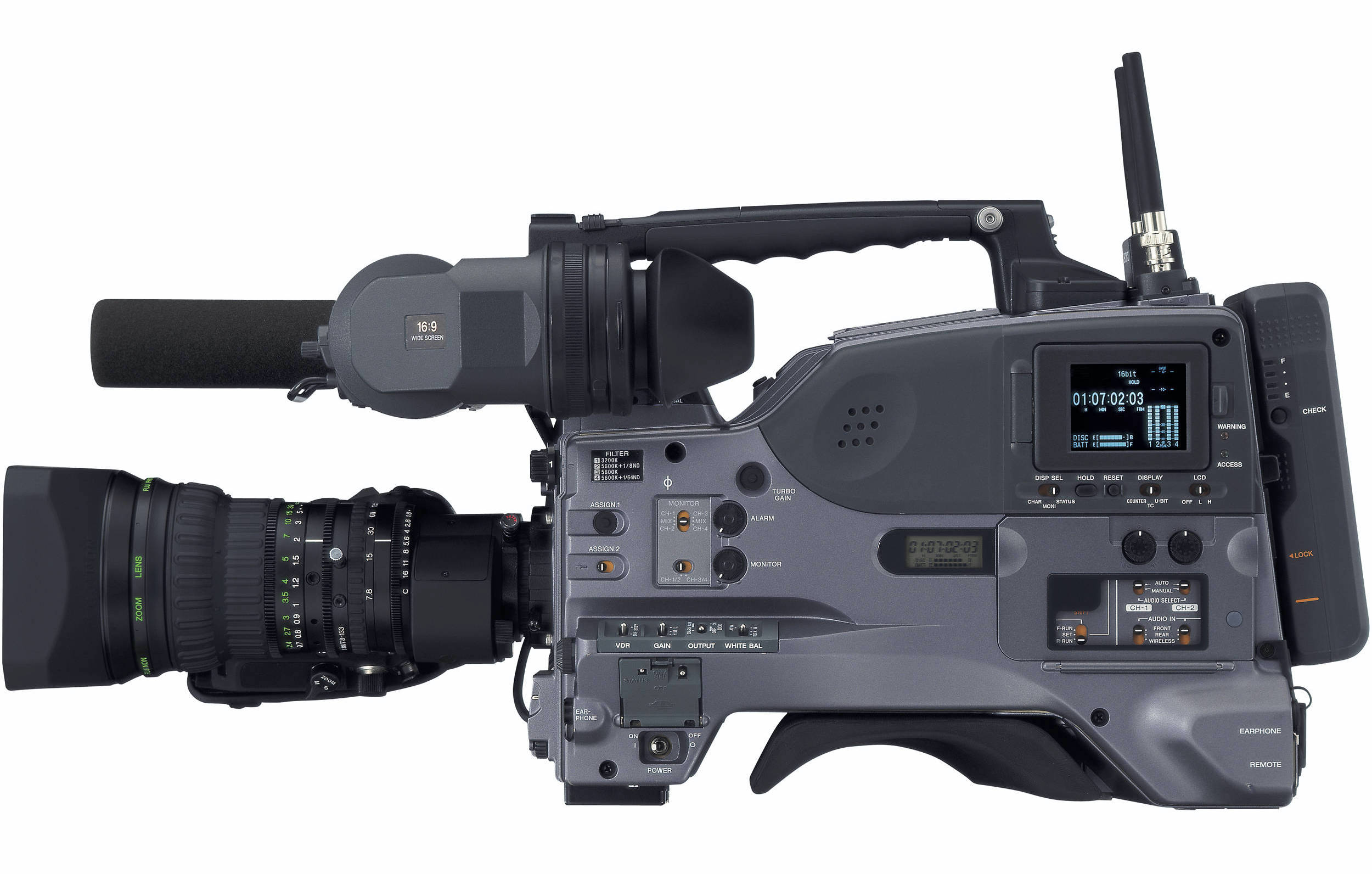 The PDW-510 XDCAM camcorder. Image: Sony.