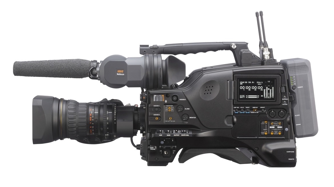 The PDW-850 XDCAM camcorder. Image: Sony.