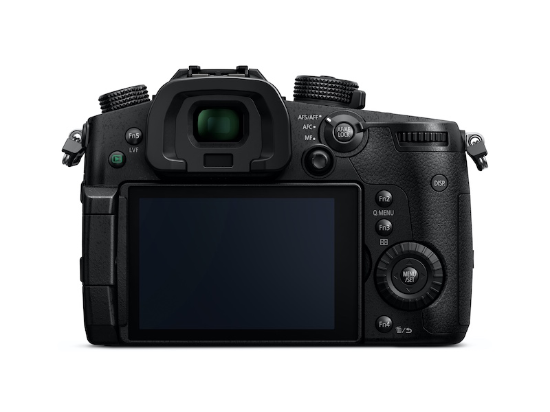 Panasonic LUMIX DC-GH5 rear. Image: Panasonic.