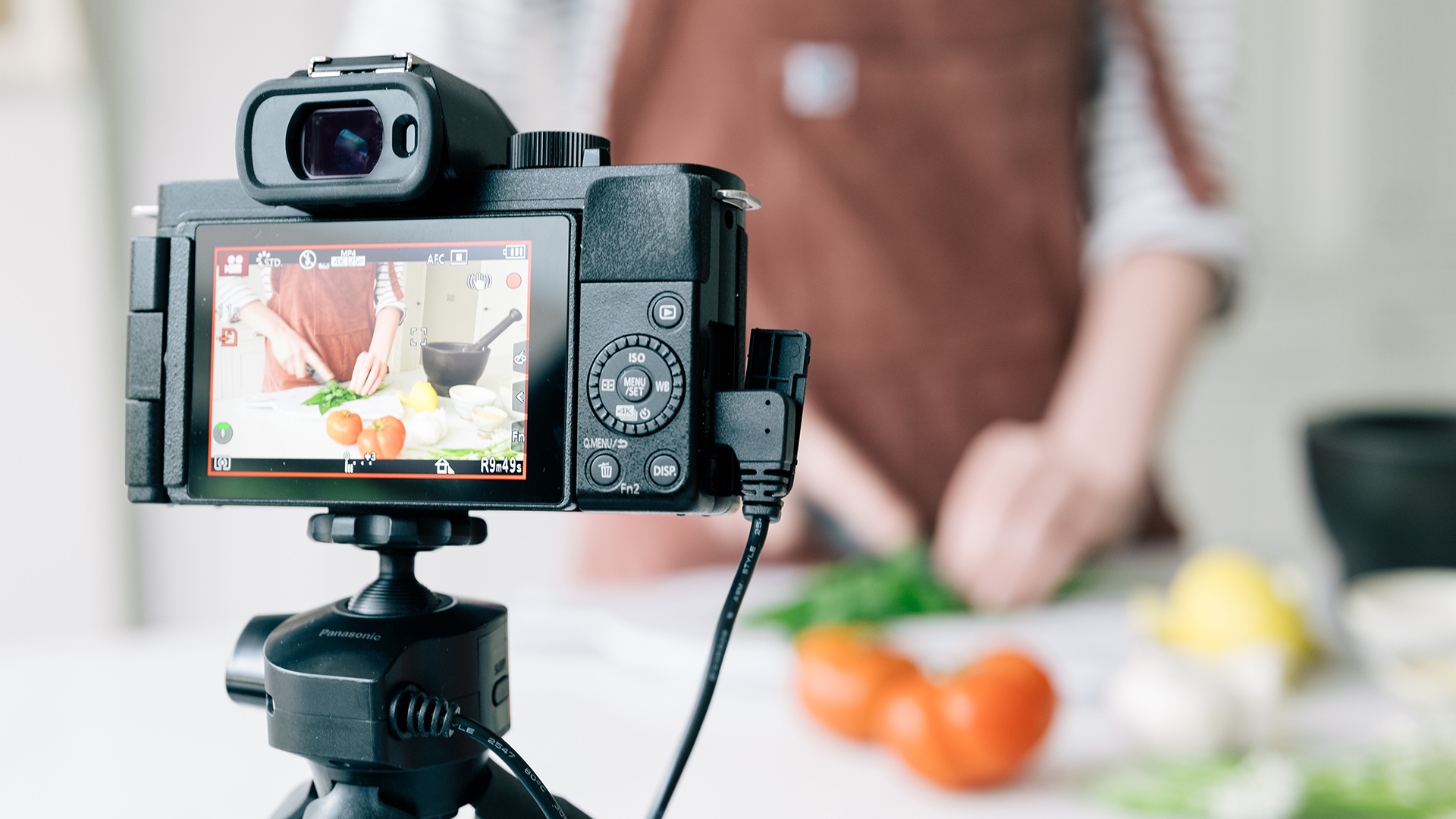The Panaosonic LUMIX G100 is very much focussed on vlogging. Image: Panasonic.