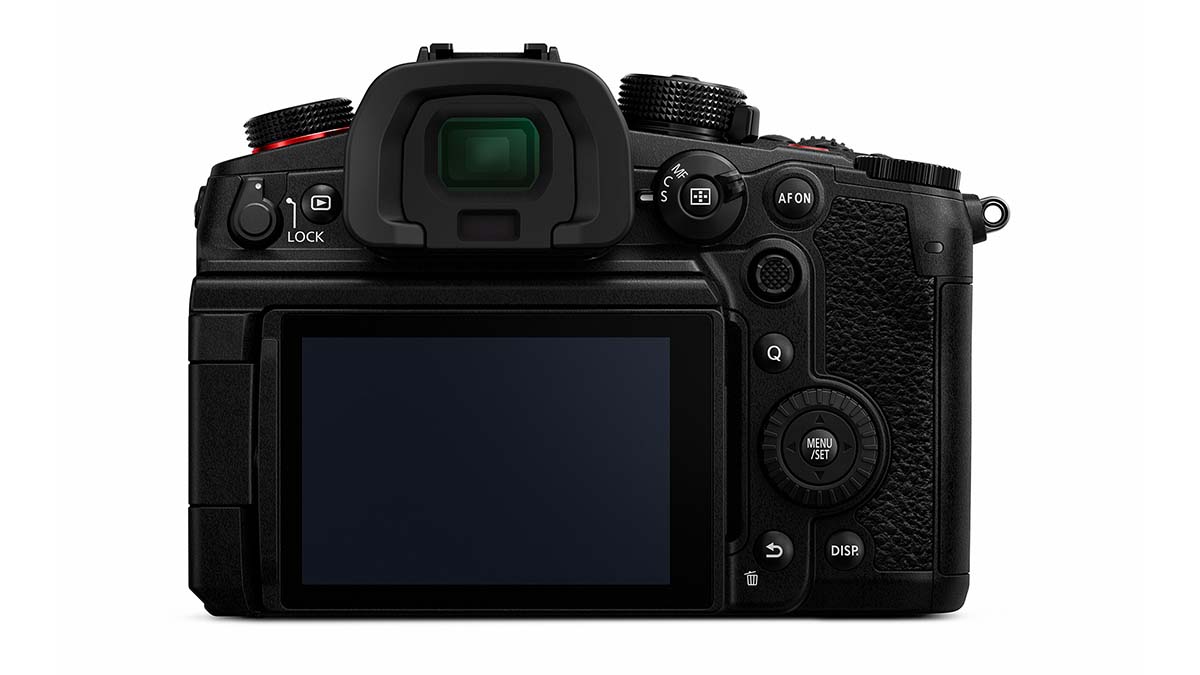 Rear view of the Panasonic GH6. Image: Panasonic.