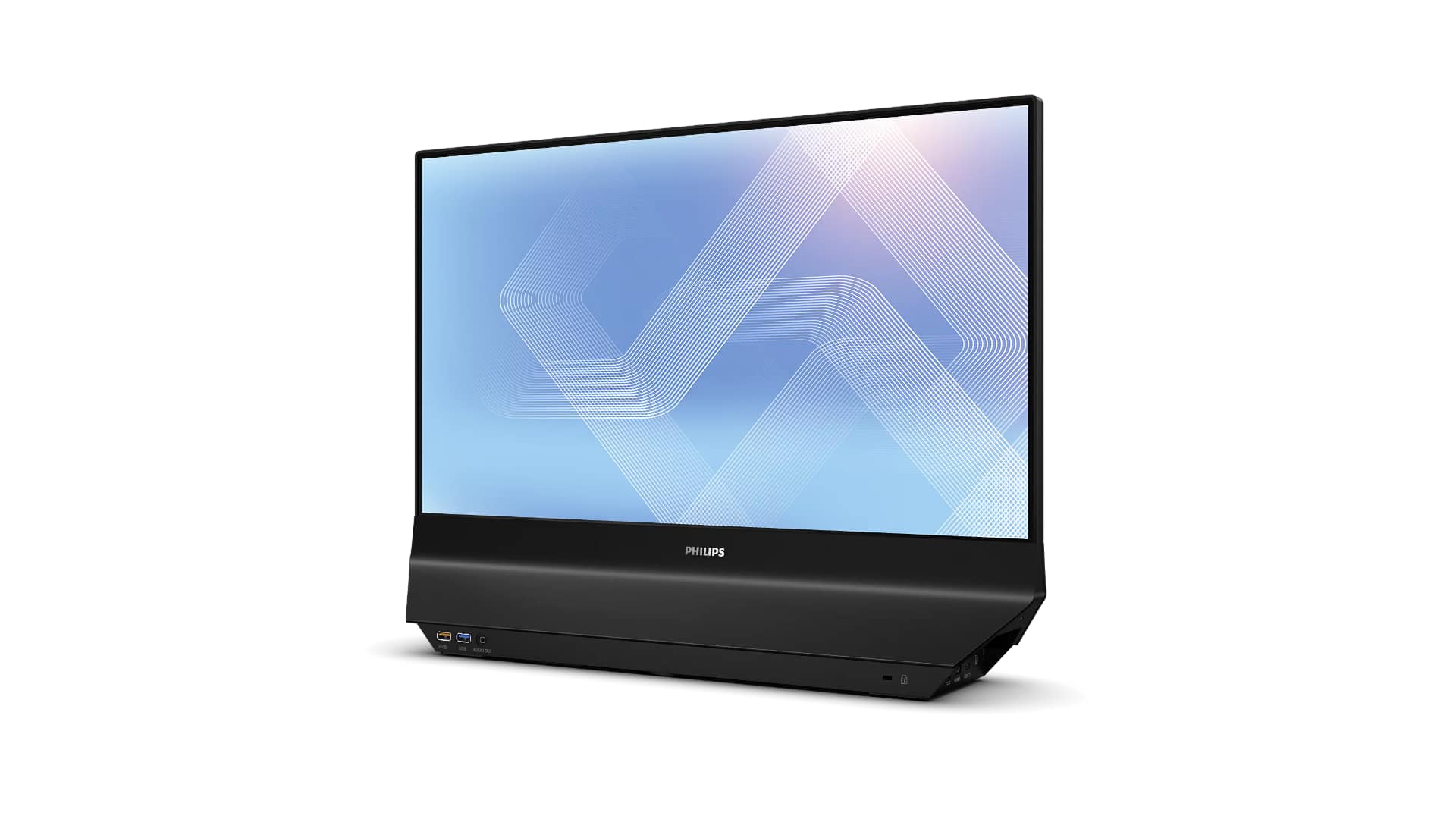The new Philips 24B2D5300 has a 1920 x 1080 HD screen on each side