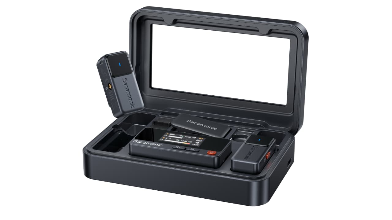 The new dual-channel $139 Saramonic Air comes with its own charging case