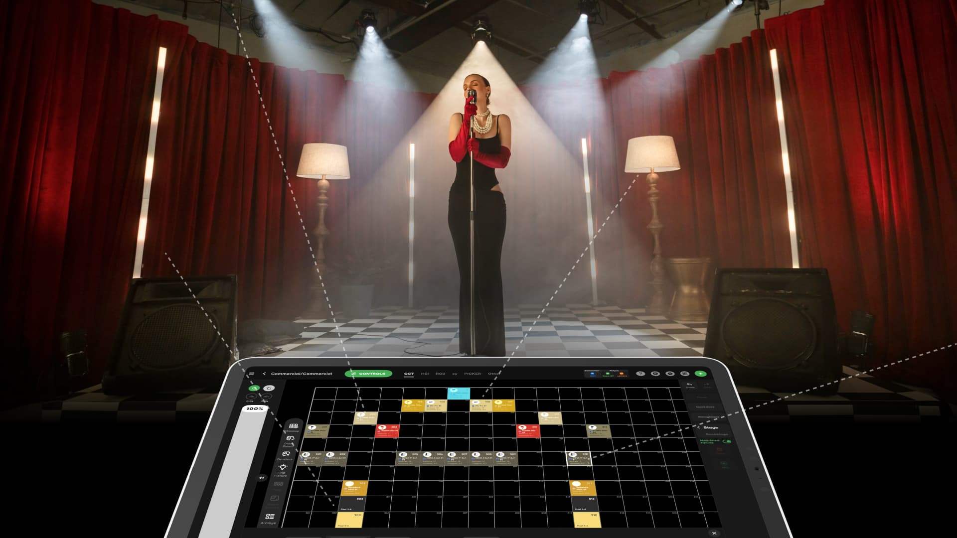 Sidus Link Pro 2.2 provides a new, graphical way to link on-set lighting to iPad control