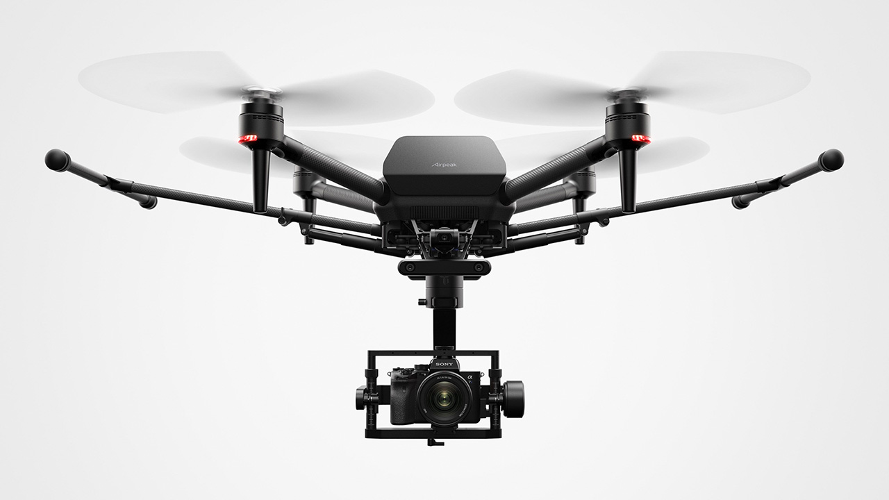 Sony's Airpeak drone. Image: Sony.
