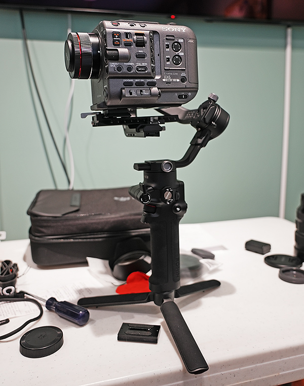 The Sony FX6 is ideal for gimbals. Image: Ned Soltz.