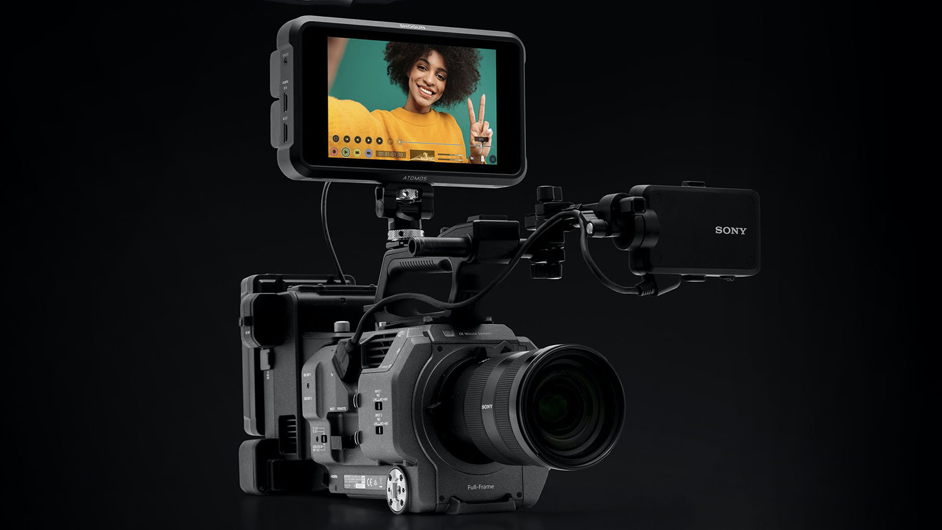 The Sony FX9 can now record HFR raw to the Atomos Ninja V. Image: Atomos.