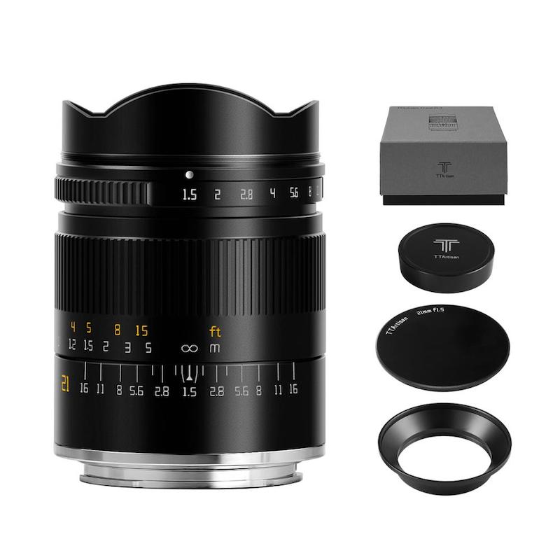 TTArtisan 21mm F/1.5 Full-Frame Prime Lens