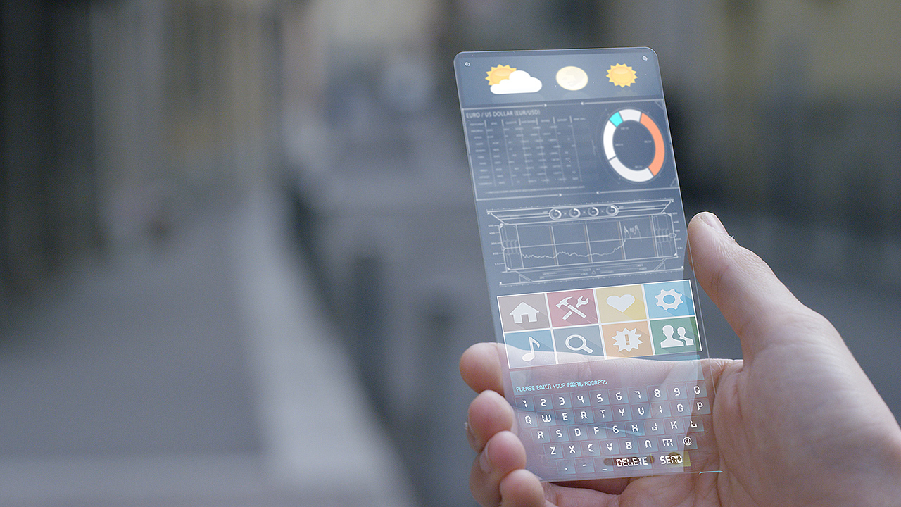 Transparent phones are impractical, but we will see other huge developments. Image:
