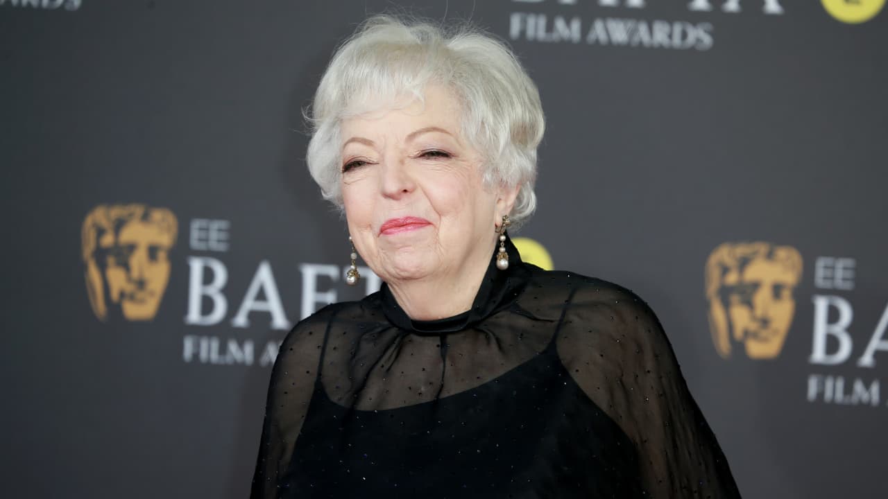 Thelma Schoonmaker attends the 2024 EE BAFTA Film Awards at The Royal Festival Hall in London on February 18, 2024 in London, England. Pic: 