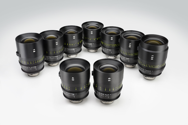 The full Tokina Cinema Vista lens lineup. Image: Tokina.