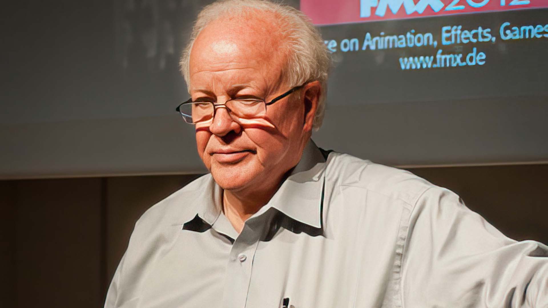 Douglas Trumbull at FMX in 2012. Image: Haus der Wirtschaft.
