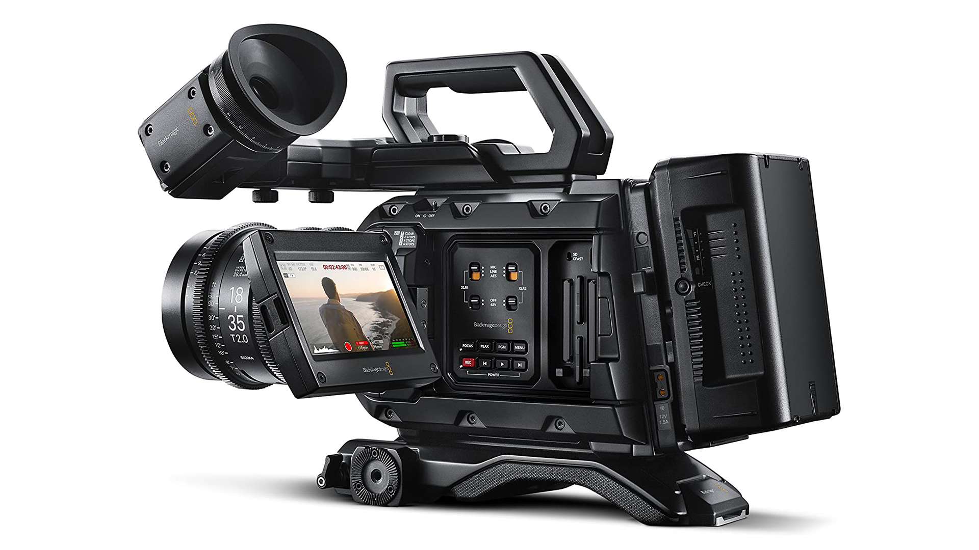 The original URSA Mini Pro has received a new software update. Image: Blackmagic Design.