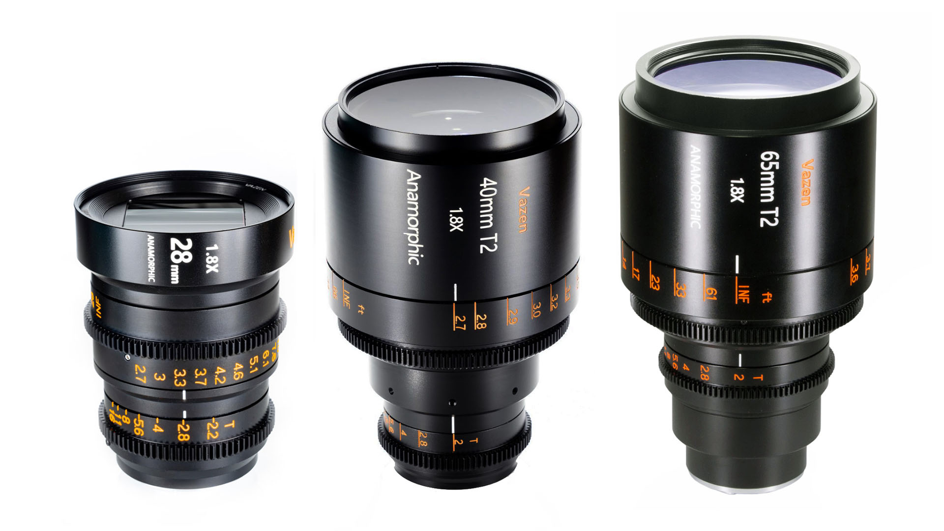 Vazen anamorphic lens set. Image: Vazen.