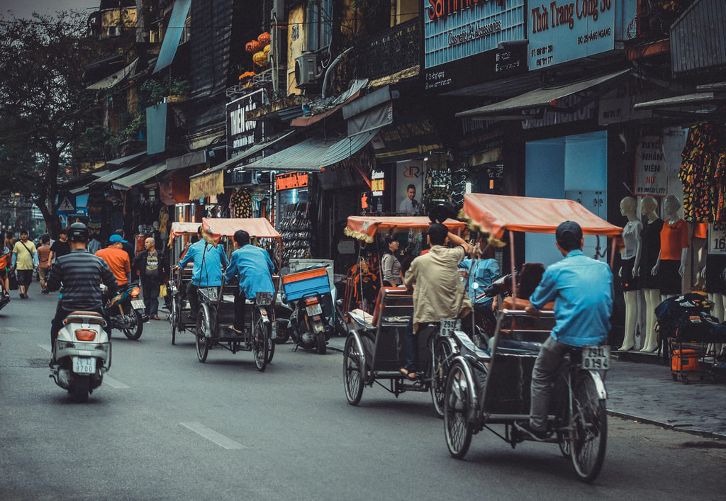 Photo of street in Vietnam