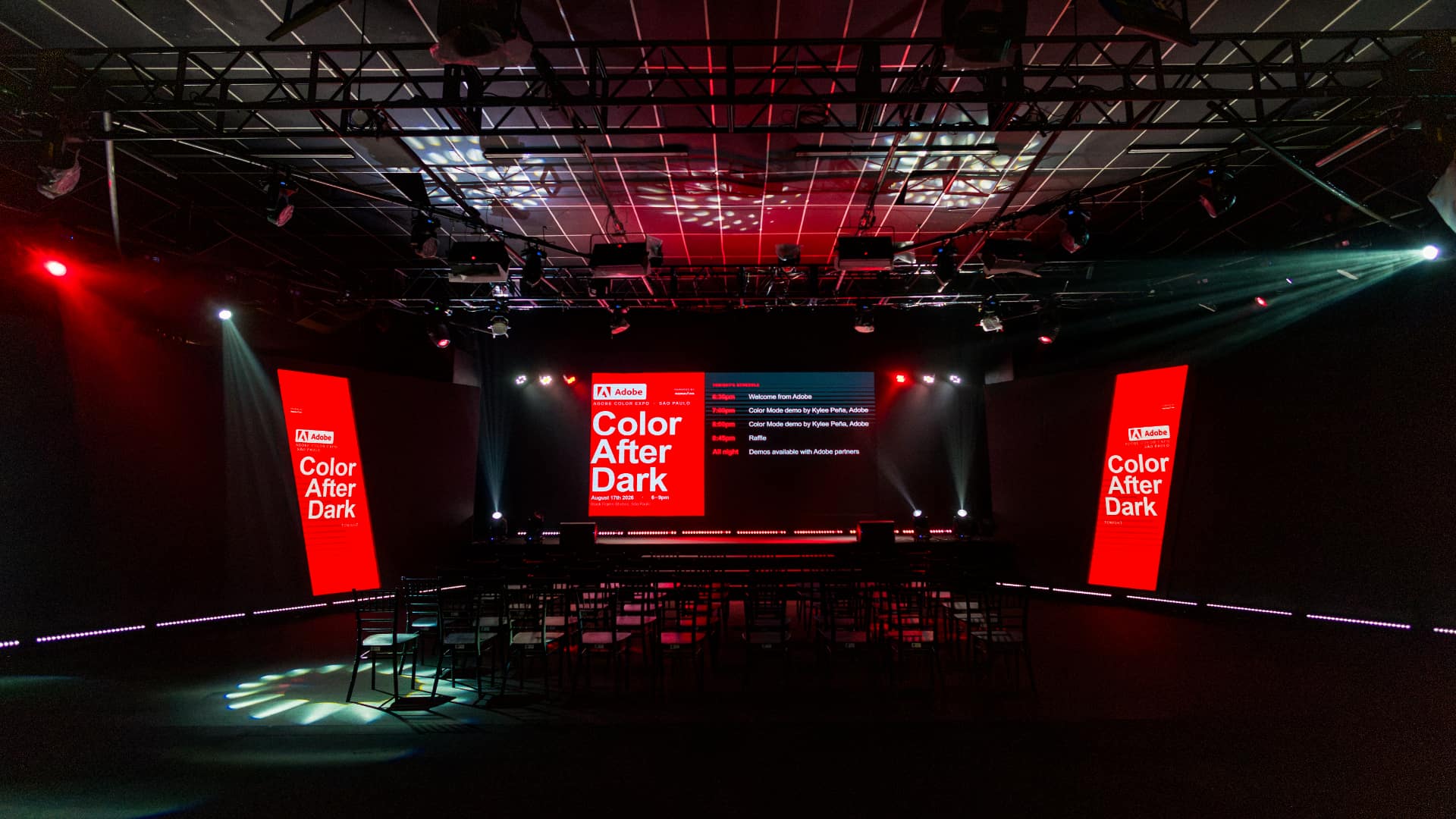 Adobe's global series of Color After Dark events rocks up in Amsterdam for IBC. This and all pics: @SAYMONS