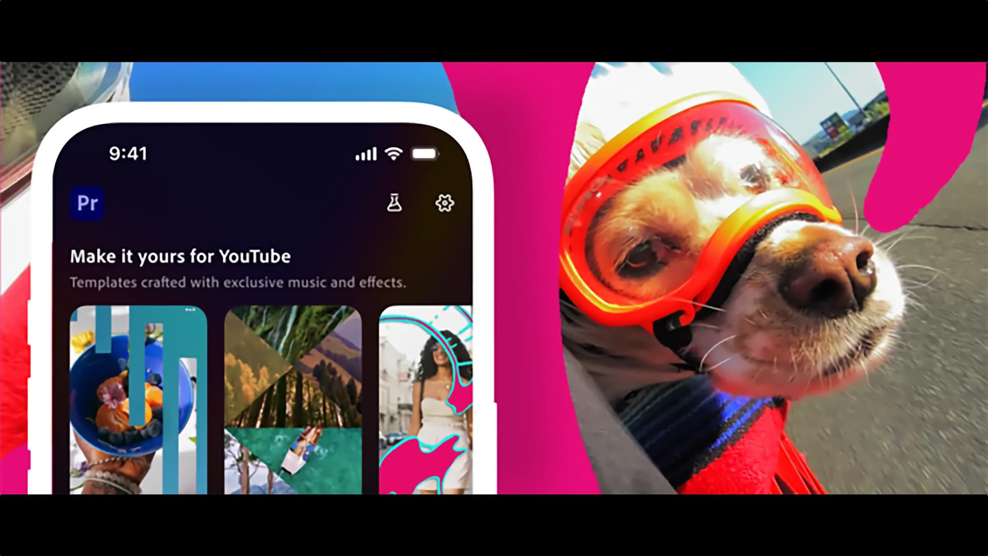 Create and export directly to YouTube Shorts from within Premiere Mobile