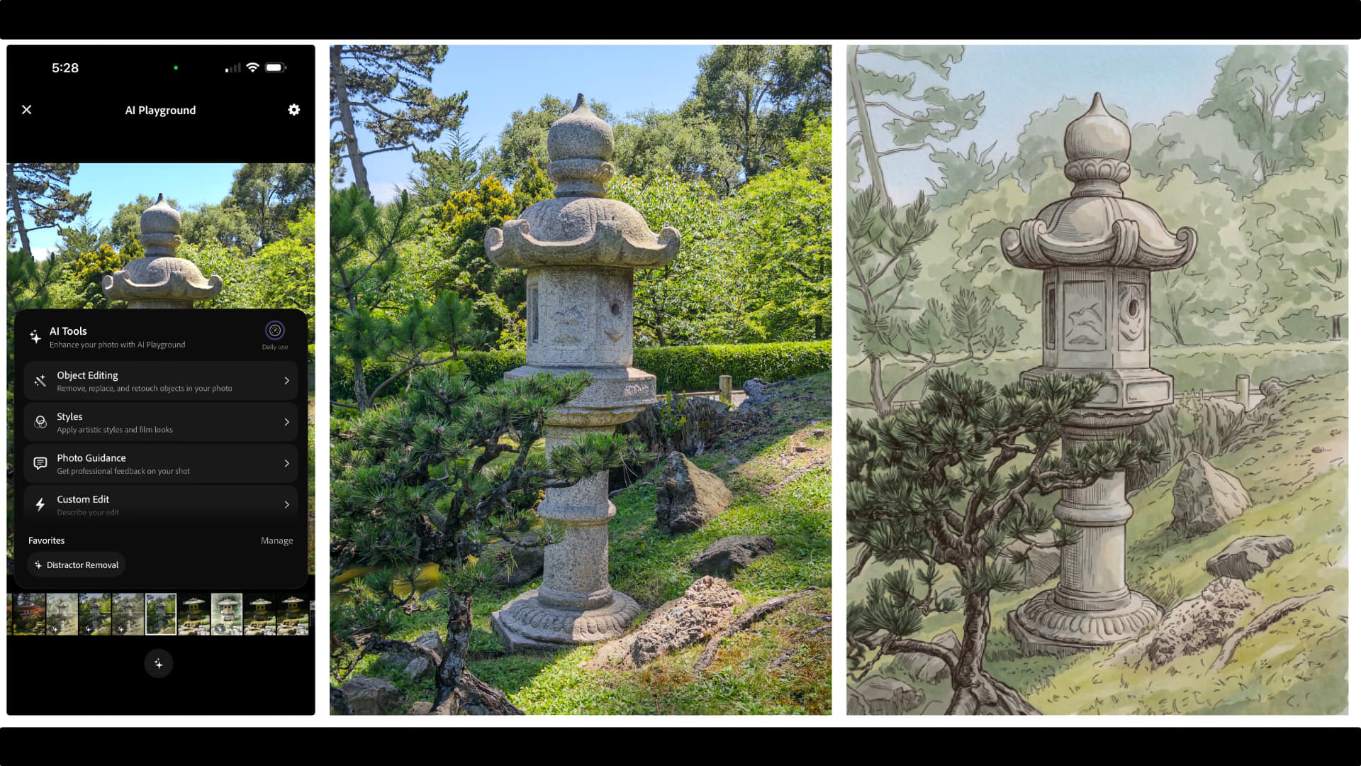 AI Playground does a lot more than simply convert to artistic styles, though it's pretty good at that... 