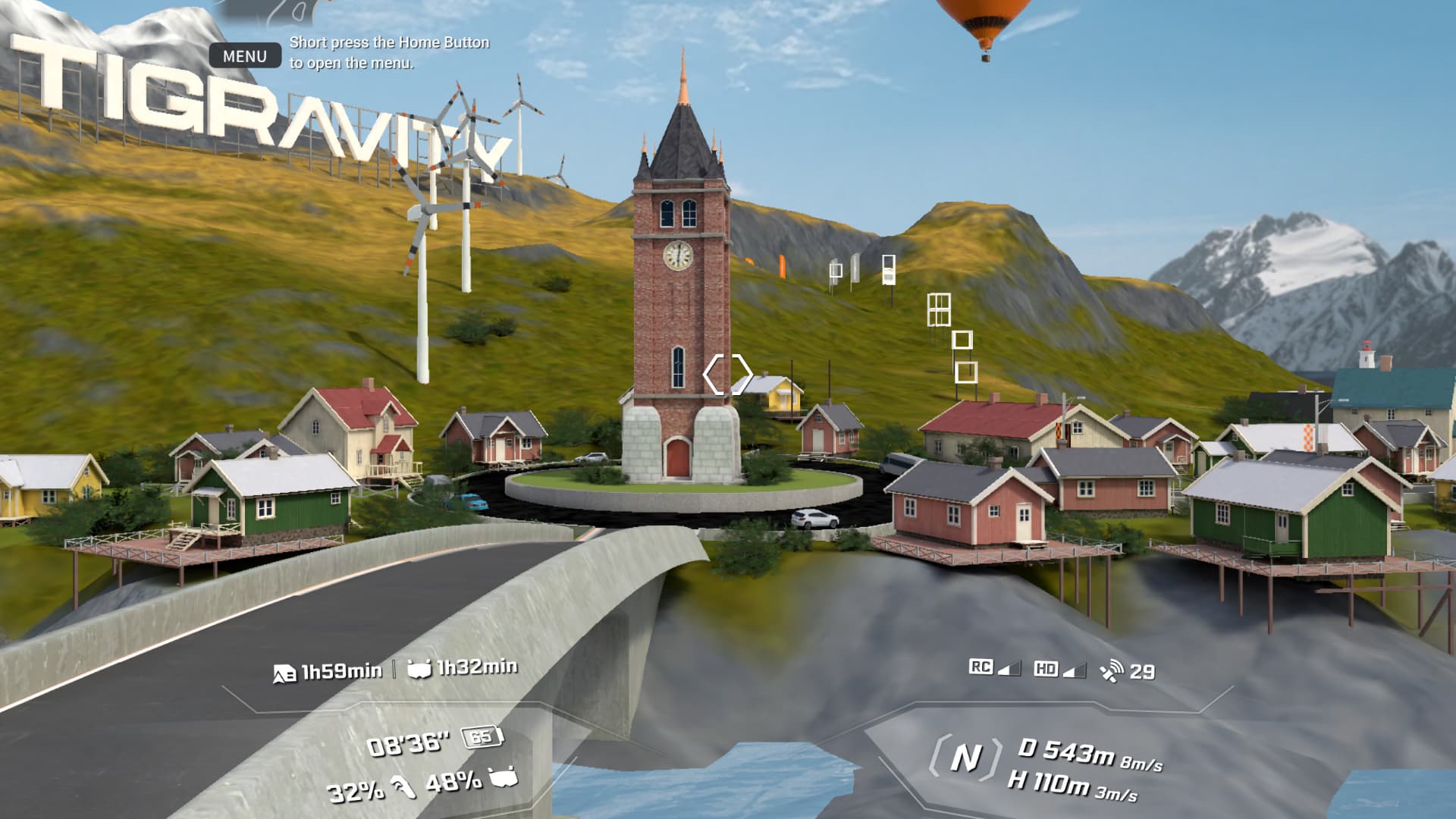 Fly without the risk with the new in-goggles Flight Simulator