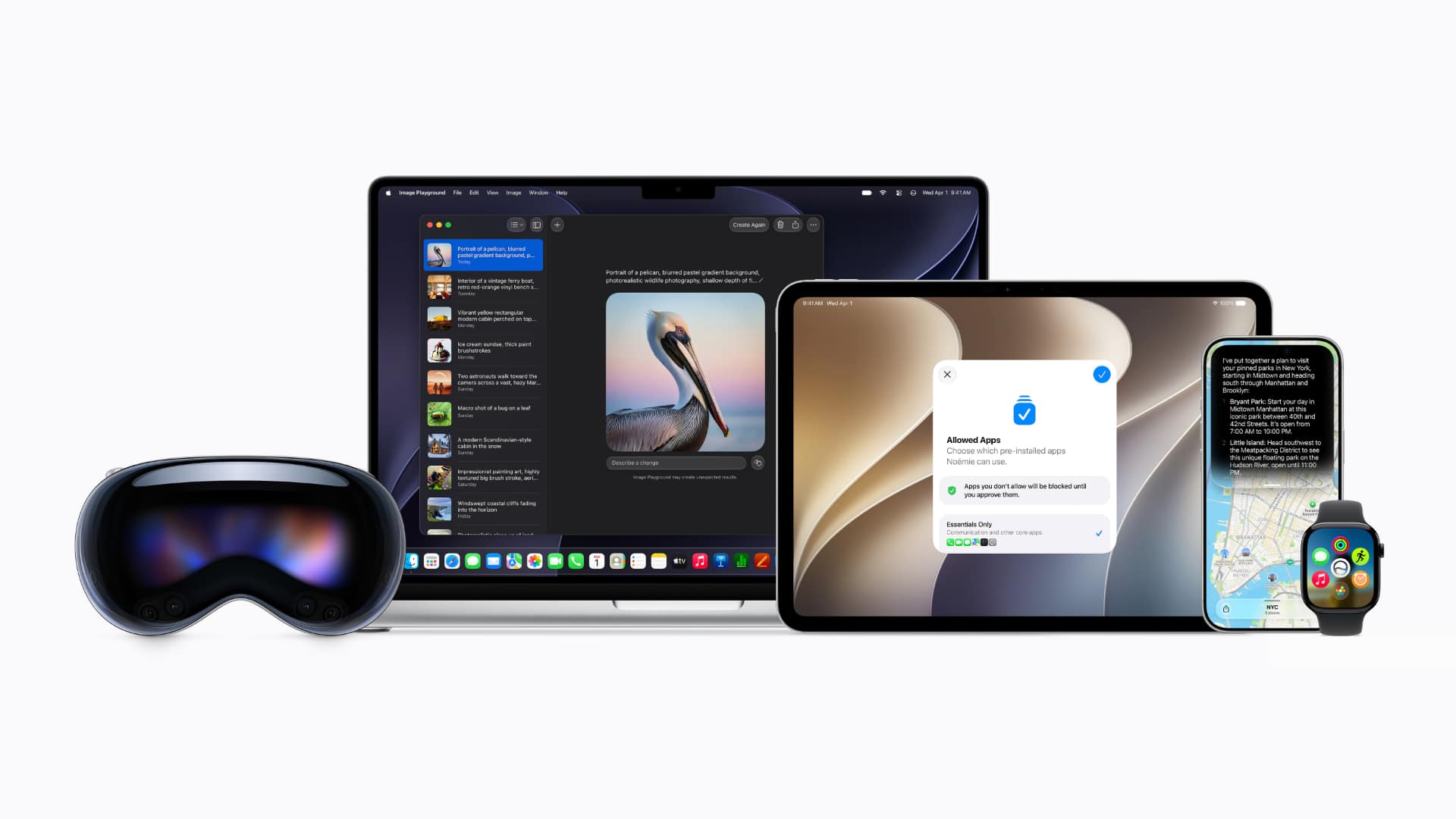 Apple's WWDC 2026 device family running the new iOS 27, iPadOS 27 and macOS Golden Gate software
