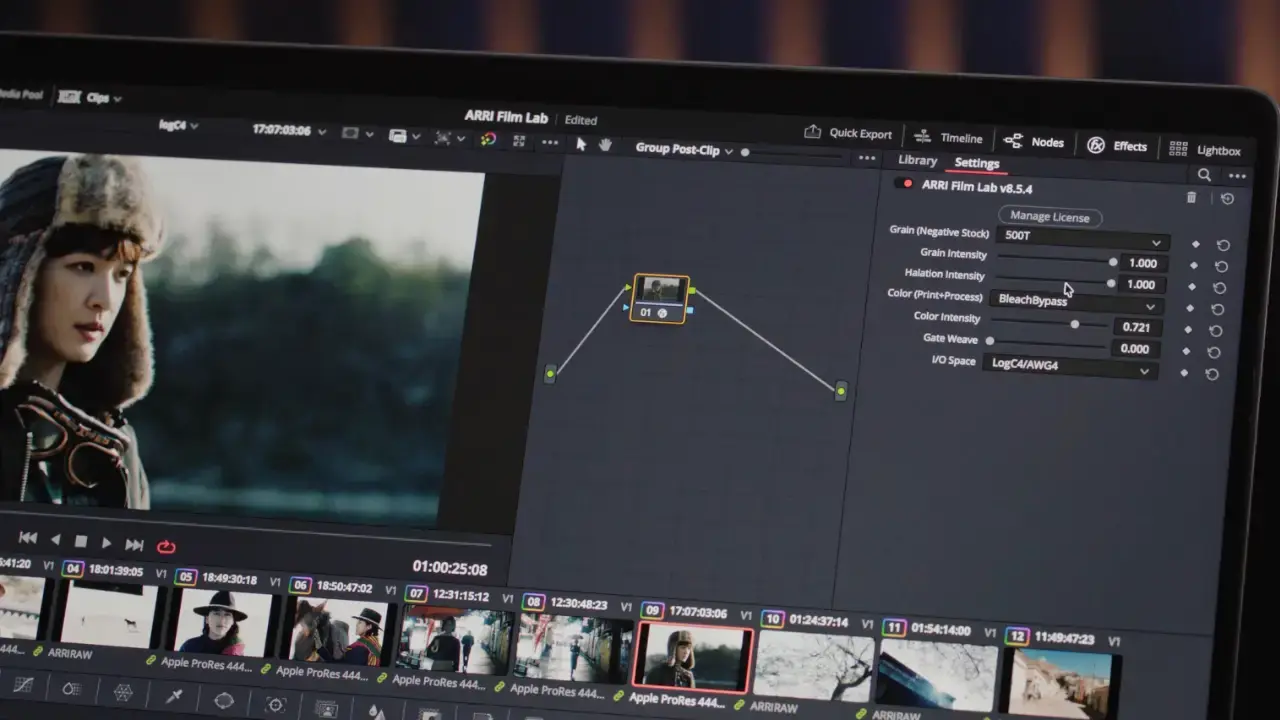 ARRI Film Lab is available as a plugin for many leading post tools