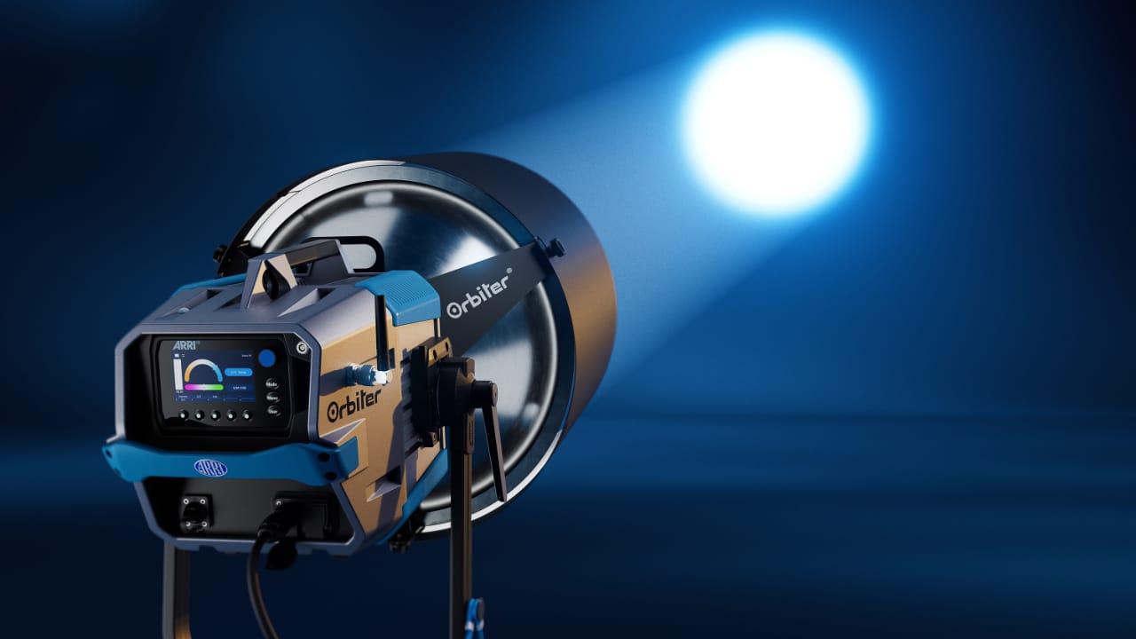 The new ARRI Orbiter Beam optic throws a lot of light a long way
