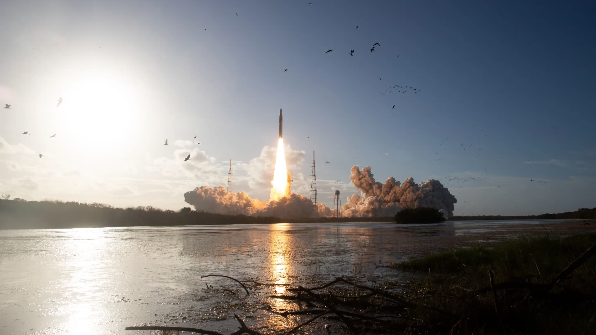 The Artemis II mission blasts off from Kennedy Space Center on April 1, 2026. Pic: NASA/Bill Ingalls