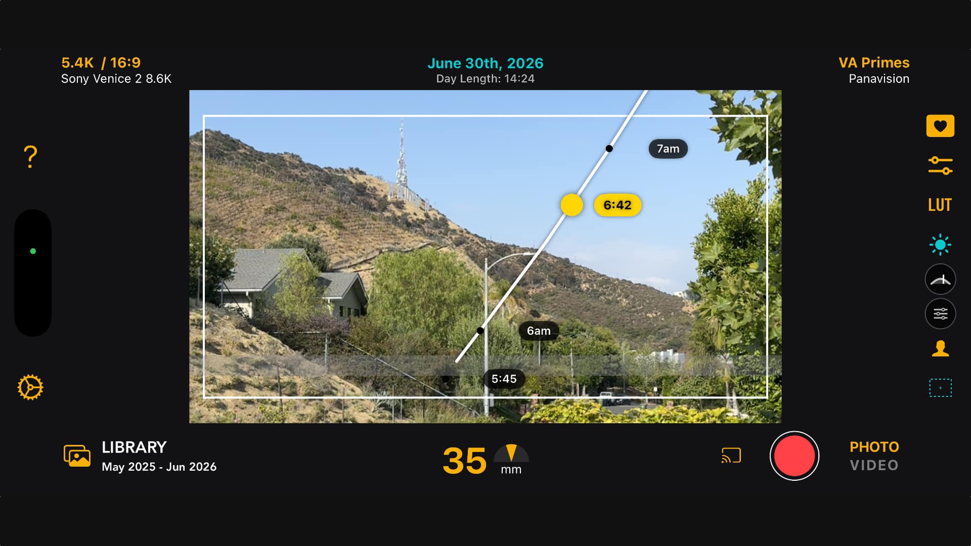 The new integration allows filmmakers to preview sun position live during scouting