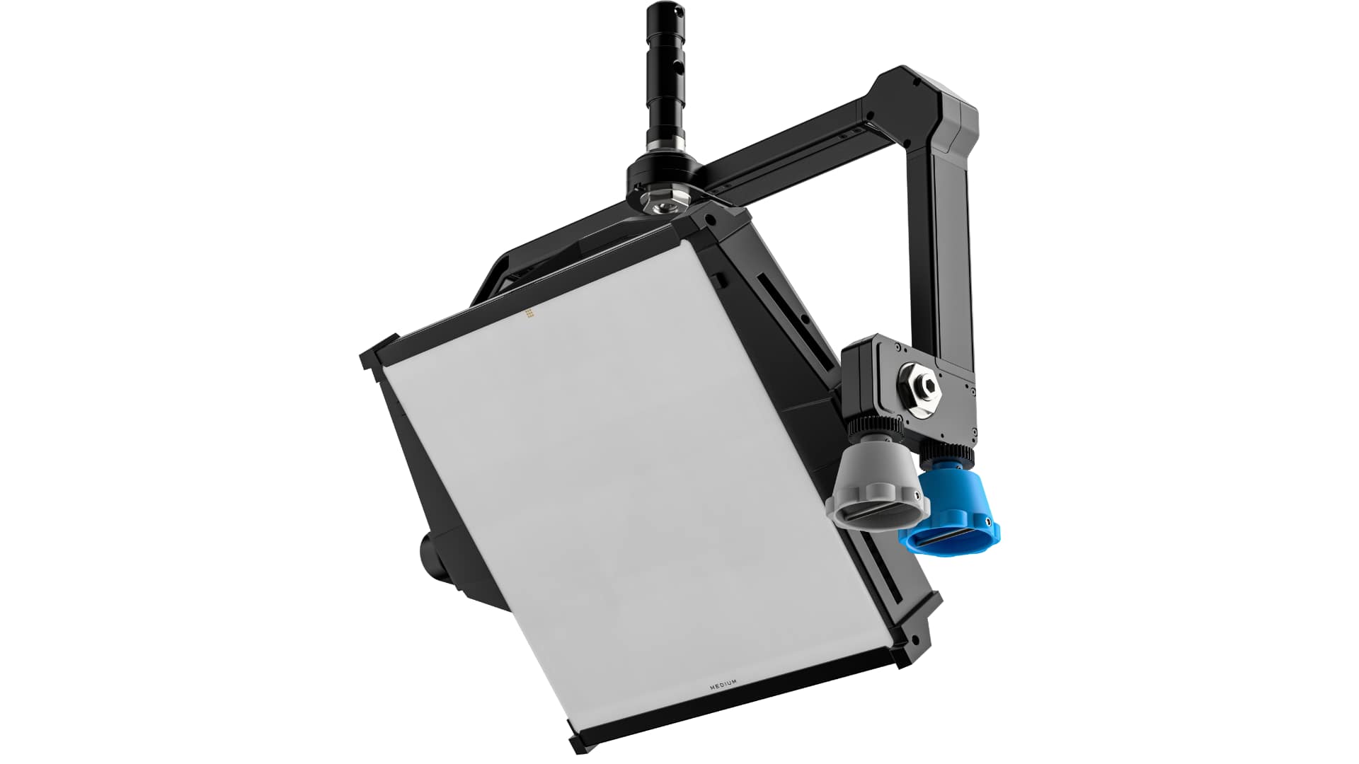 The Astra IP Pole-Operated Yoke provides pan and tilt control for ceiling-mounted Astra IP fixtures.
