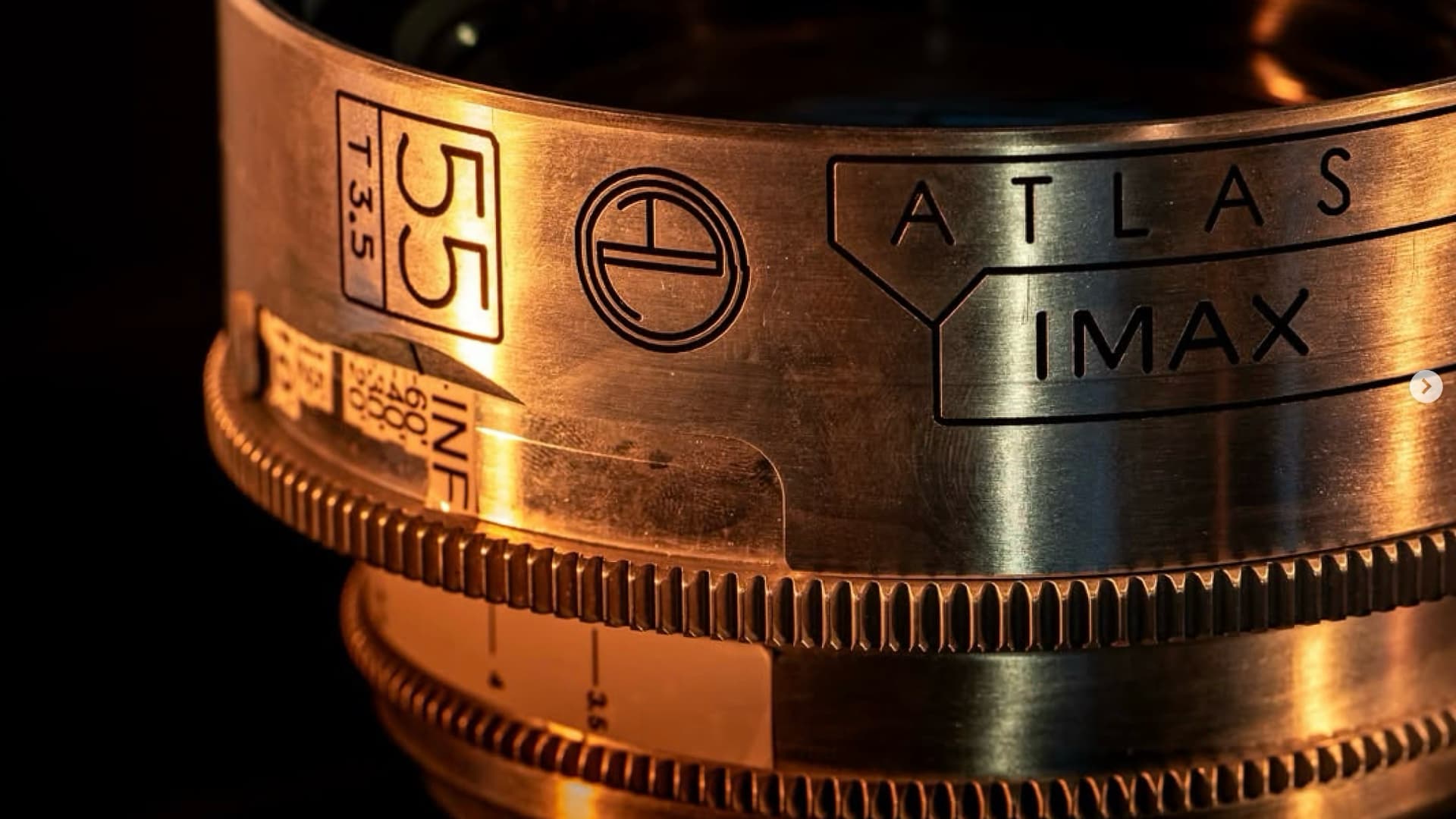 One of the lenses developed specifically for Dune Part 3 by Atlas Lens Co