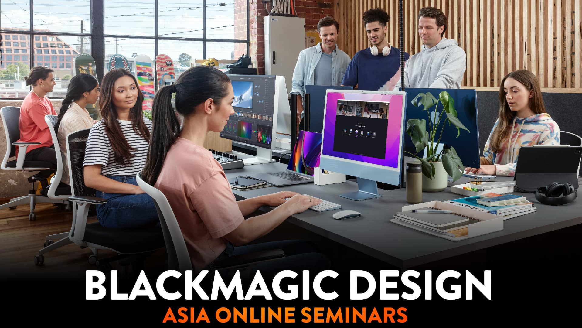 Blackmagic Design’s Asia Online Seminars run every Wednesday for six weeks from October 14