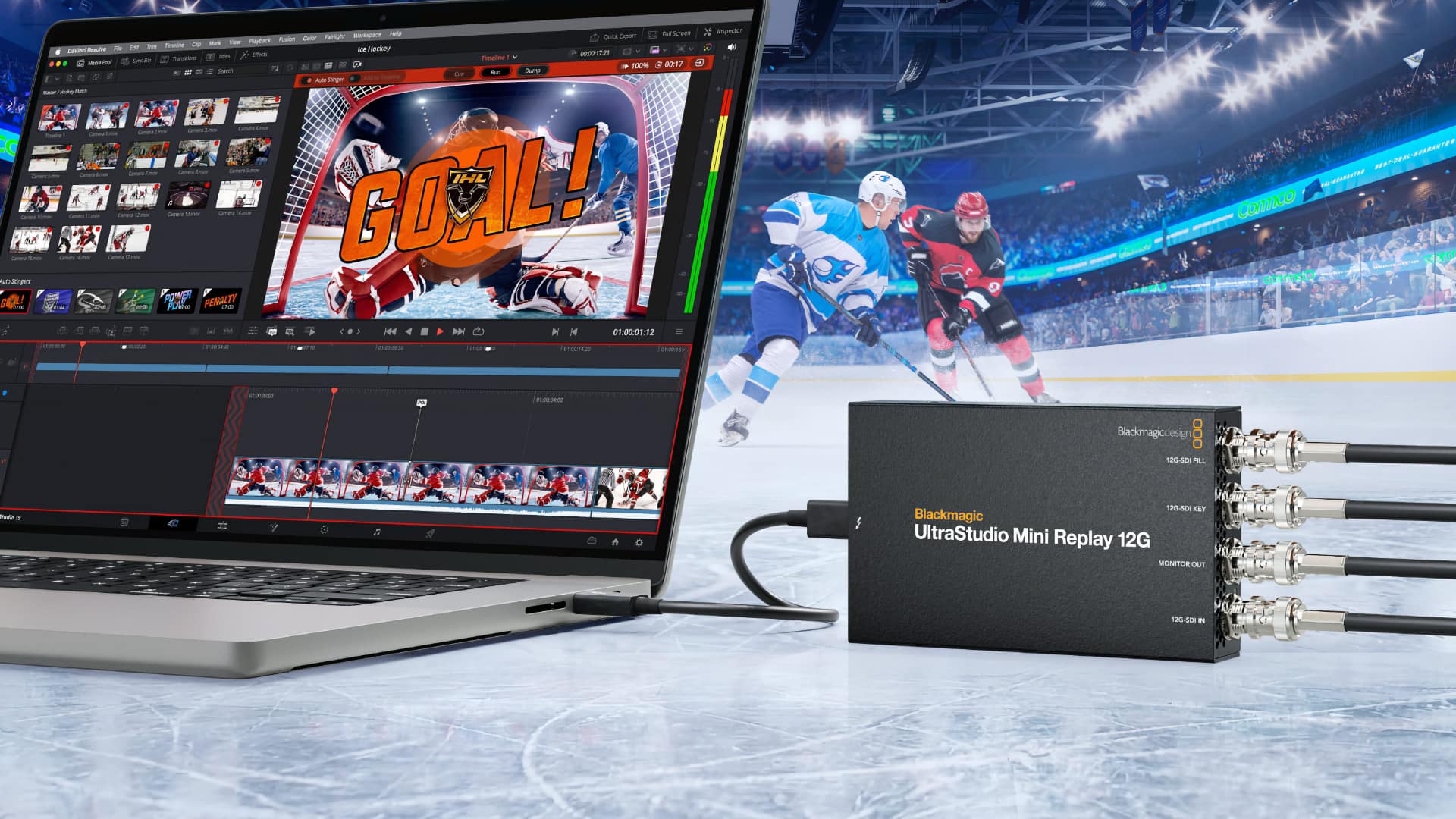 The new UltraStudio Mini 12G family brings Thunderbolt 4 capture and playback with 12G-SDI fill and key, from $445