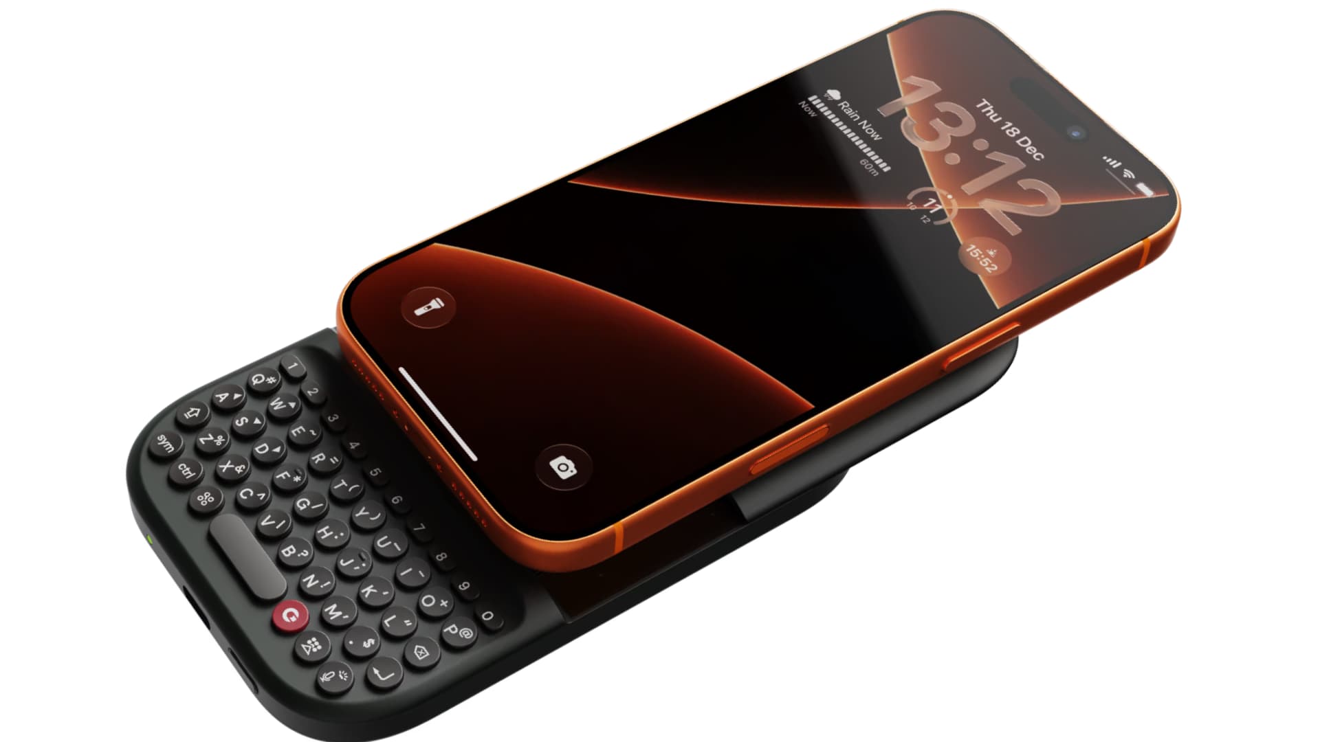 The new Clicks Power Keyboard takes a modern smartphone and converts it into something we all thought long disappeared