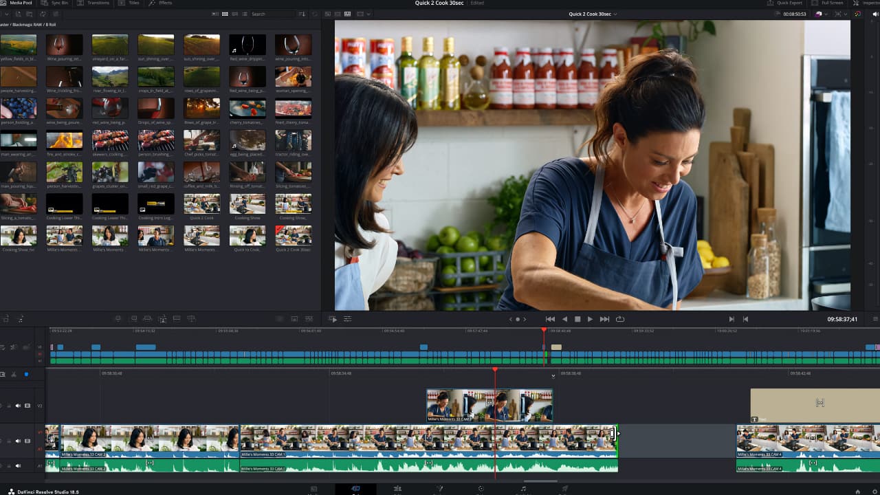 DaVinci Resolve 18.6.5 is available to download with immediate effect