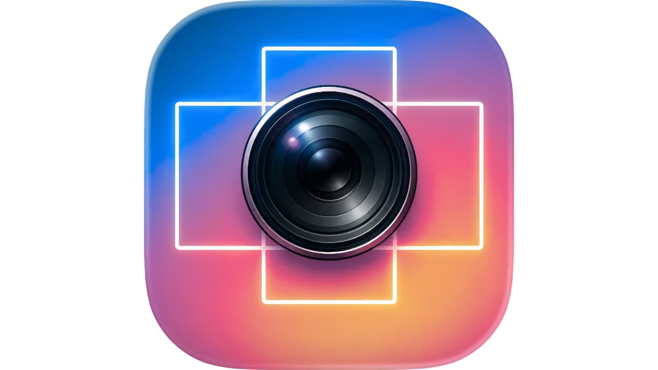 DualShot Recorder's simple graphic logo gets the concept across well