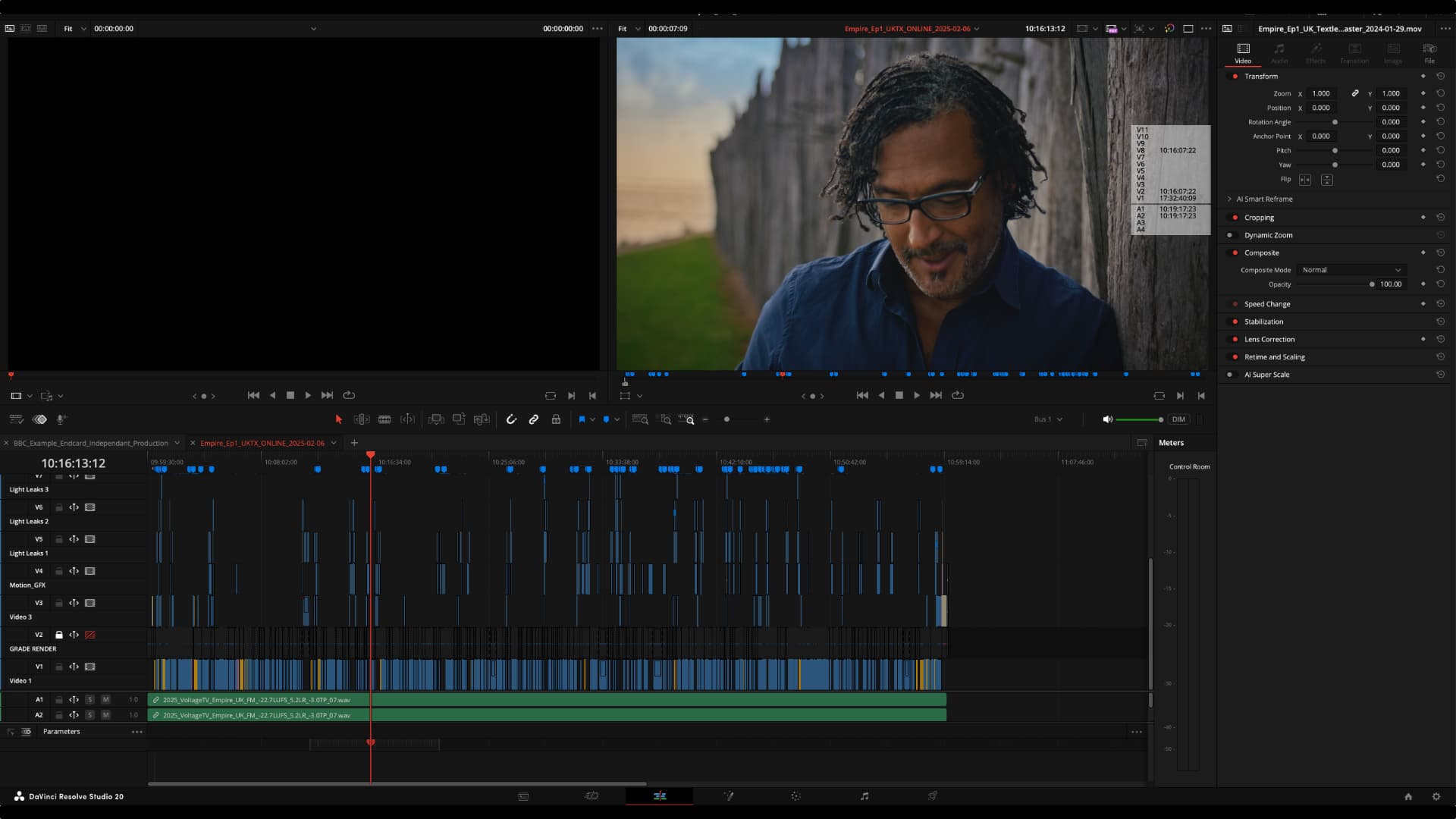 The BBC documentary Empire was edited by Dilesh Korya in DaVinci Resolve