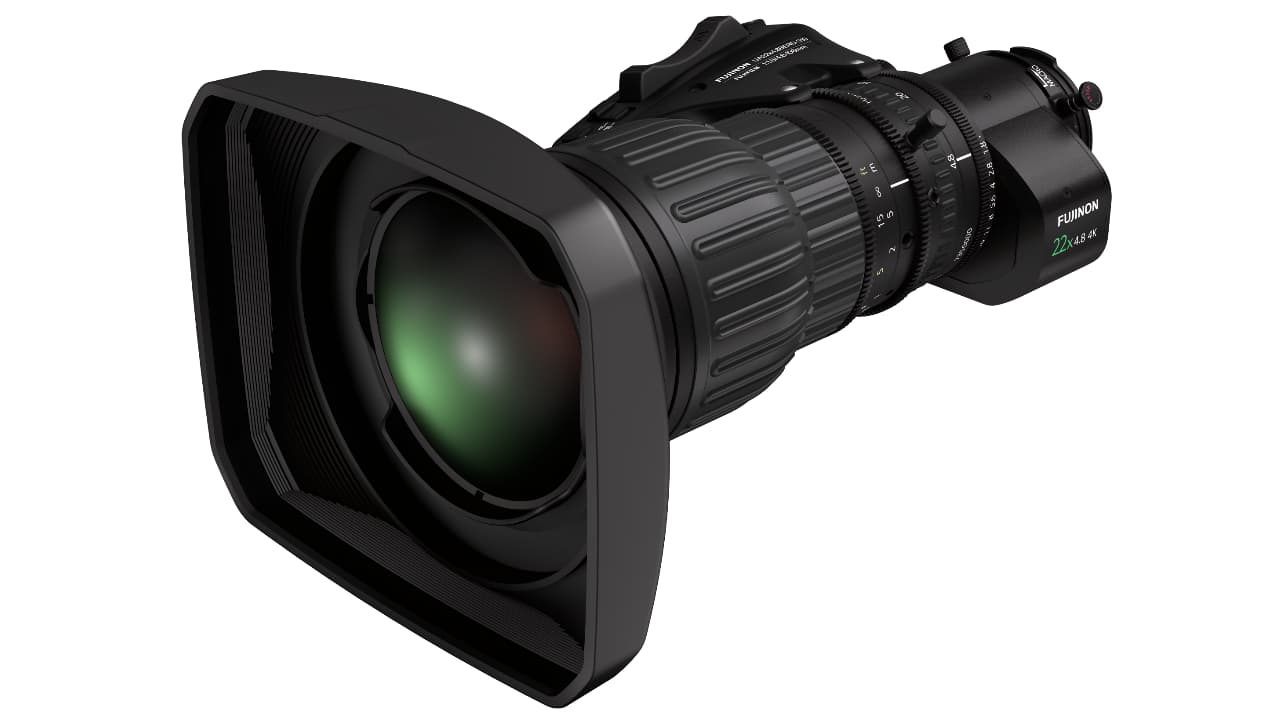 The Fujinon UA22x4.8BERD will be shown under glass at IBC