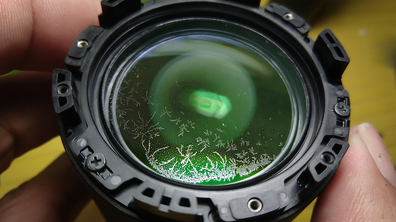 Store your lenses with care or this could be the result. Image: 