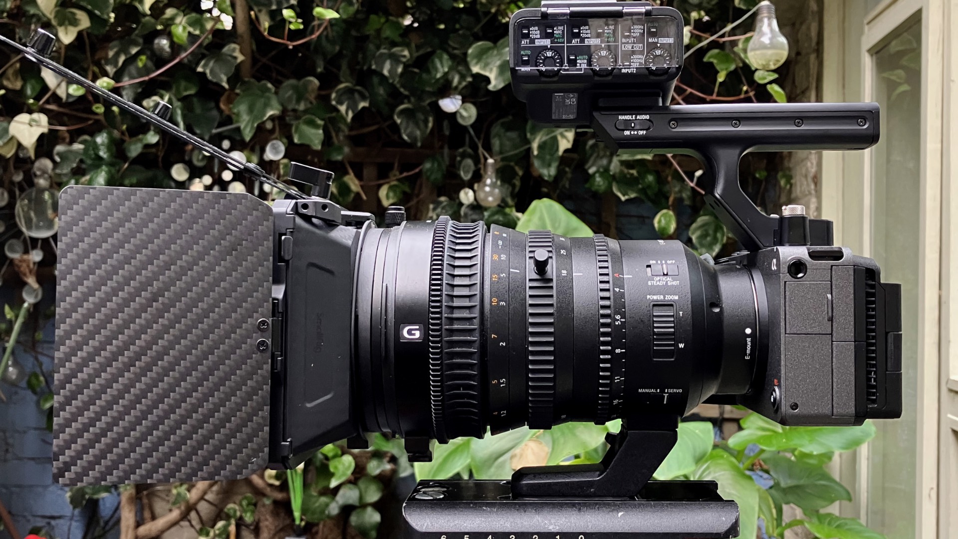 Does my zoom look big in this? The FX30 with Sony 18-110mm zoom and SmallRig matte box.