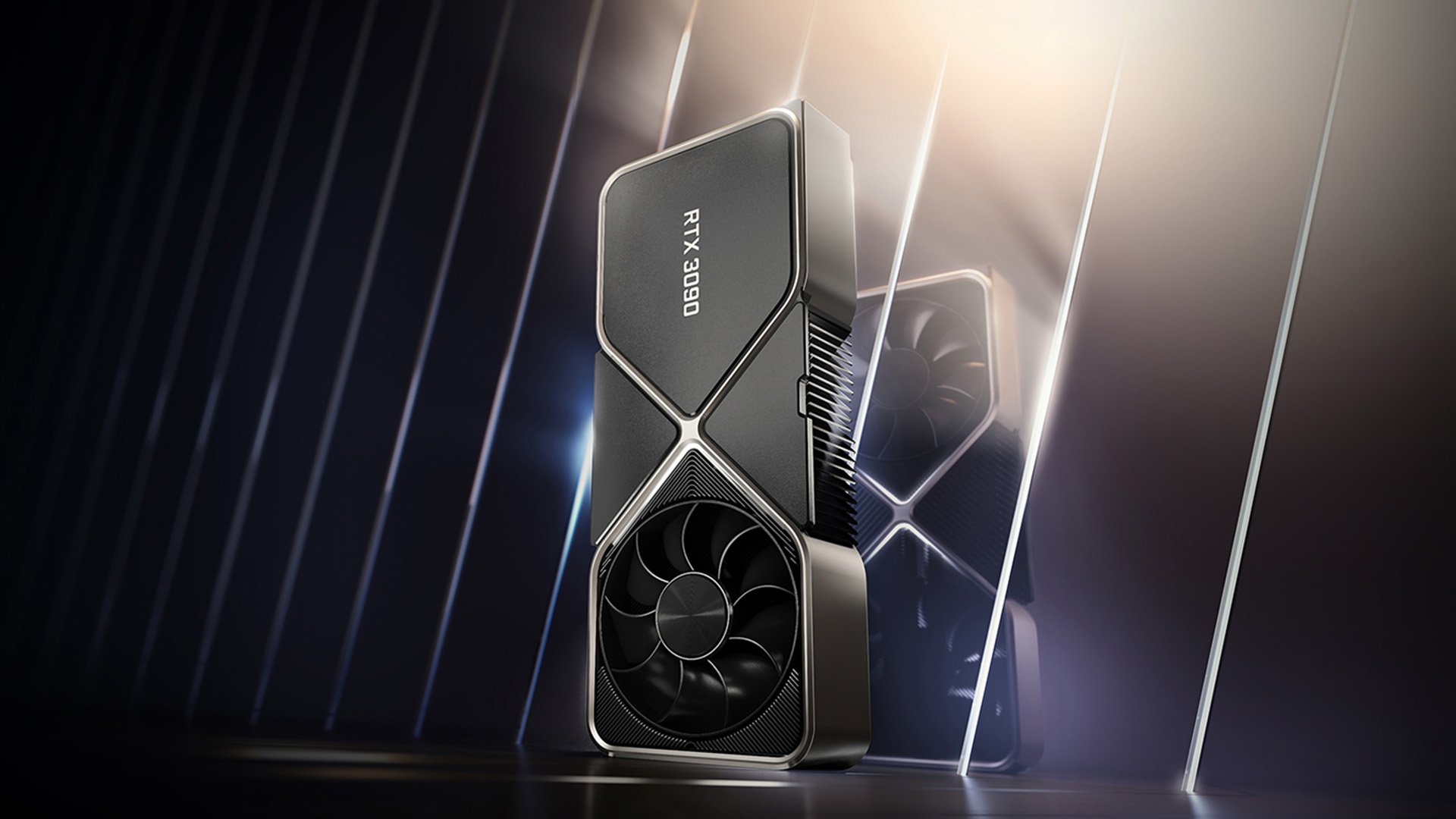 Nvidia's monster RTX3090 GPU. Image: Nvidia.