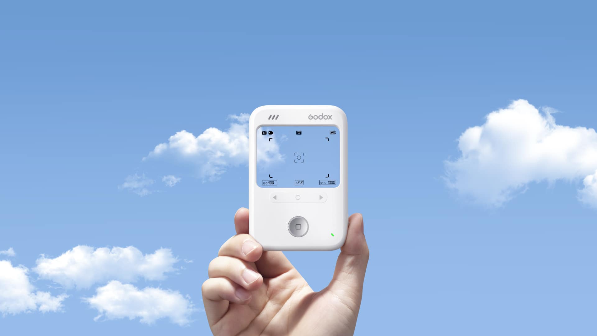 If an iPod took photos. The Godox C100 is the company's first camera