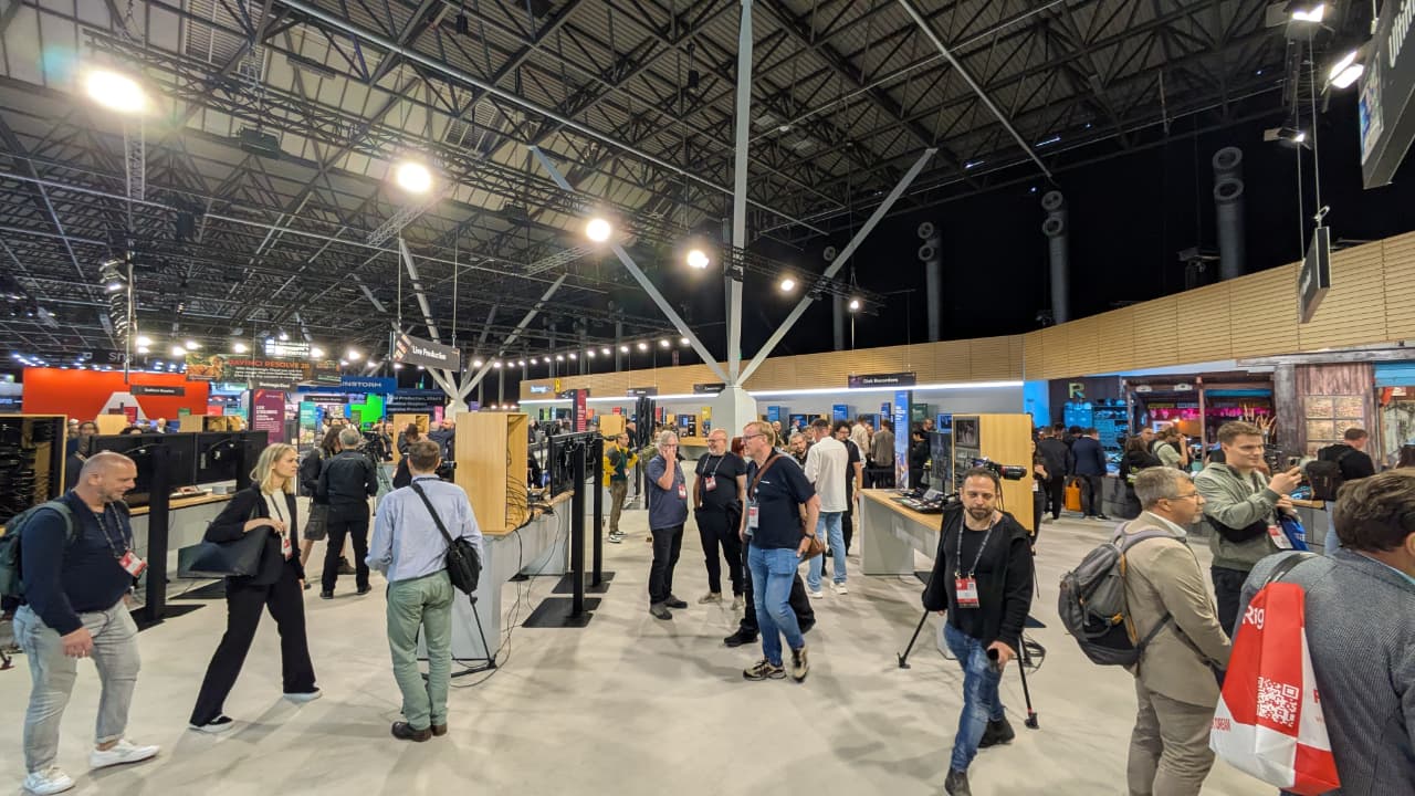 The sheer size of the Blackmagic stand at IBC is impressive