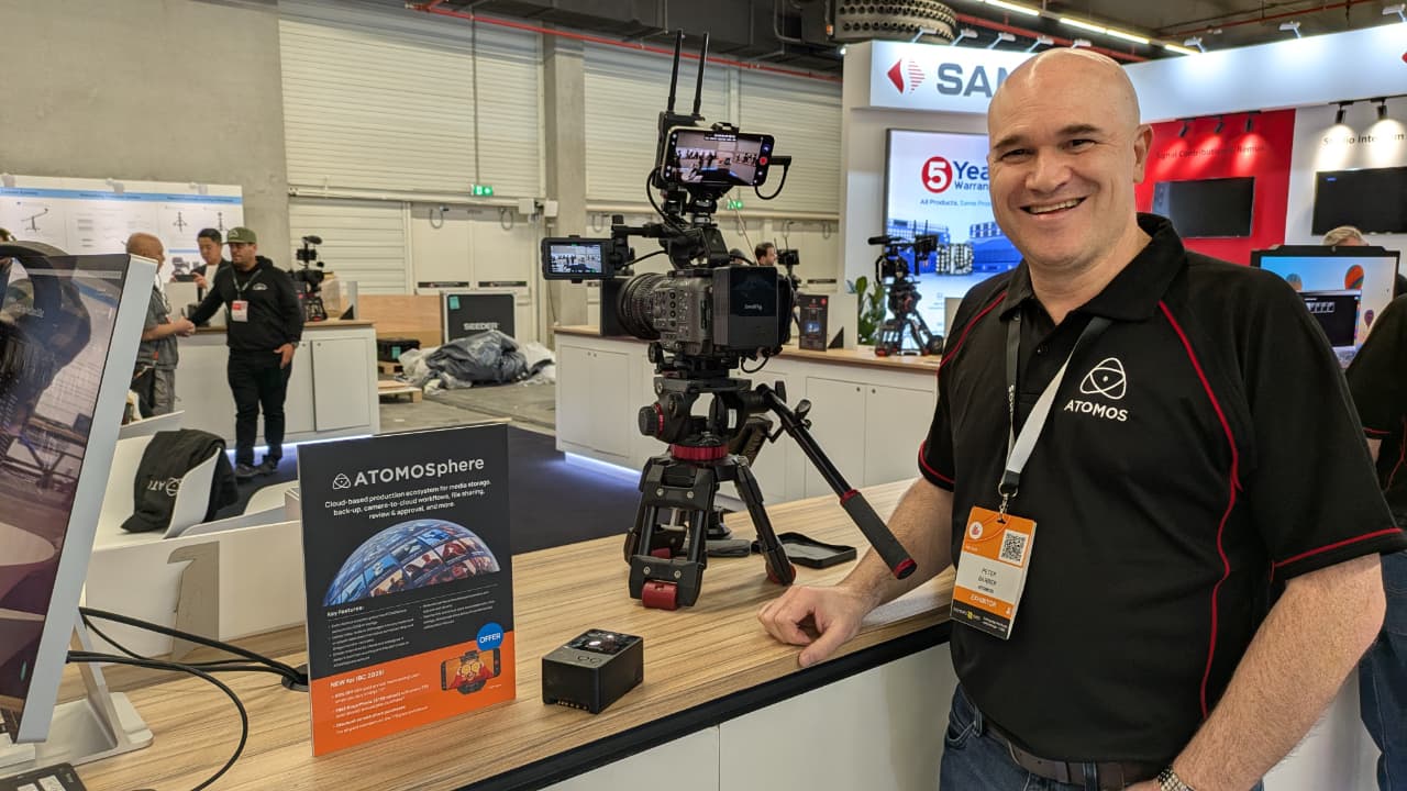 Atomos' Peter Barber. “You want your dance video to look better than the next YouTuber’s dance video. The creator market is huge.