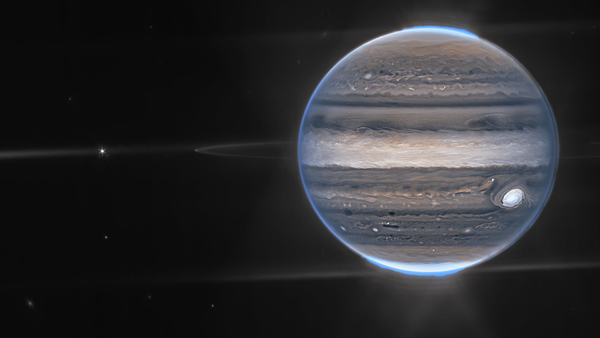 Credit: NASA, ESA, CSA, Jupiter ERS Team; image processing by Judy Schmidt