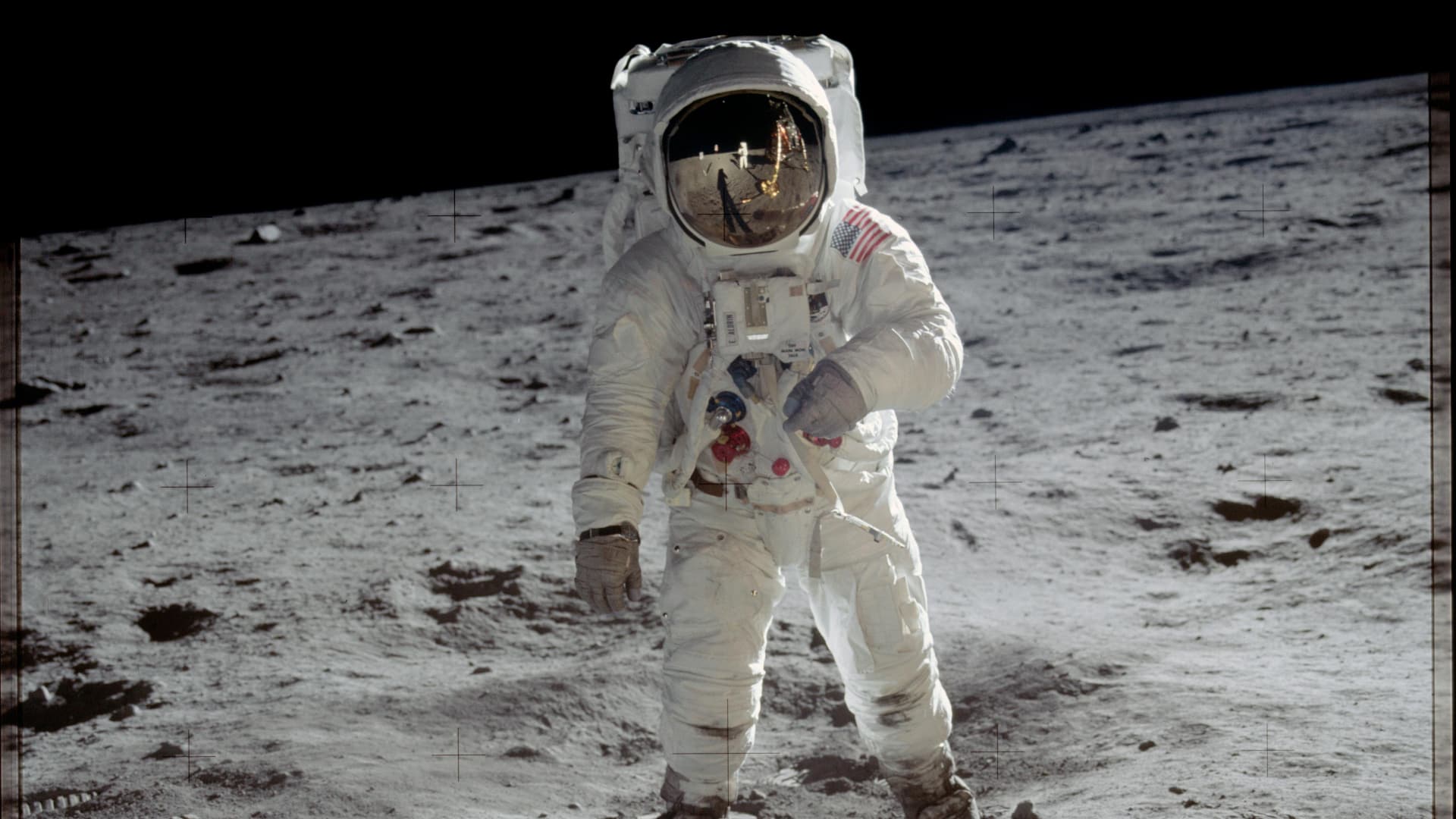 Buzz Aldrin during the Apollo 11 mission. Pic: NASA