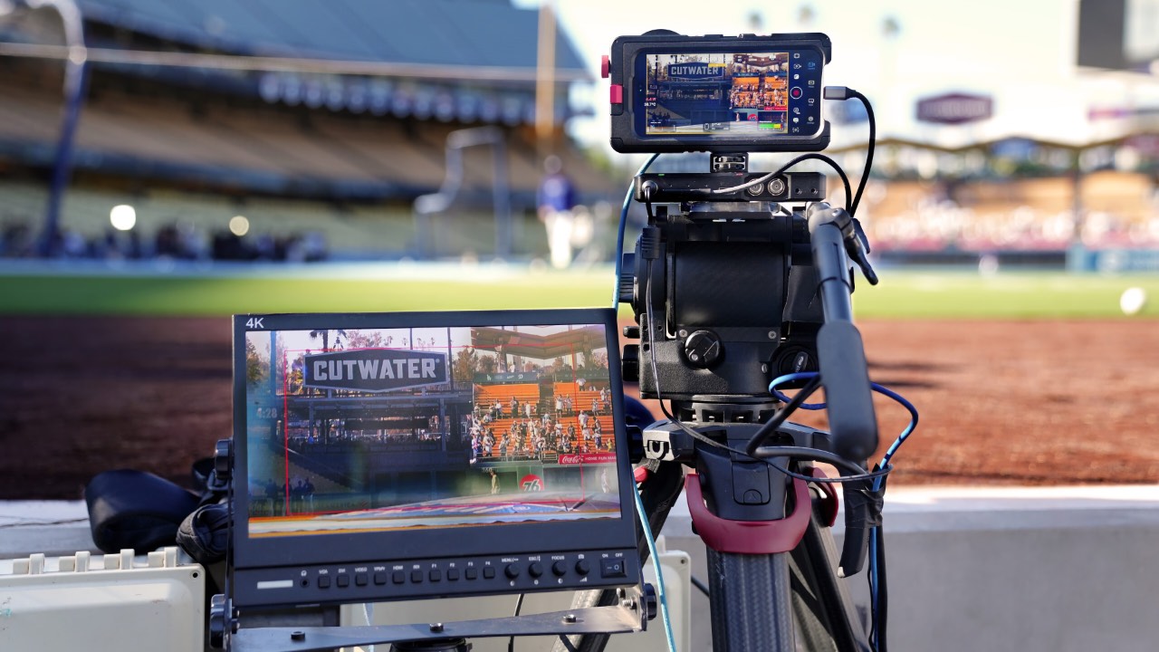 The iPhone 17 Pro & Blackmagic ProDock combo being tested before last Friday's game