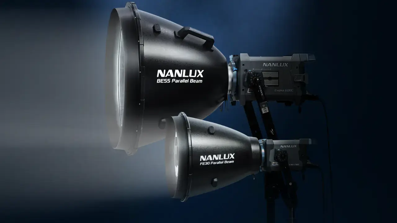 The new NANLUX FE30 and BE55 parallel beam reflectors